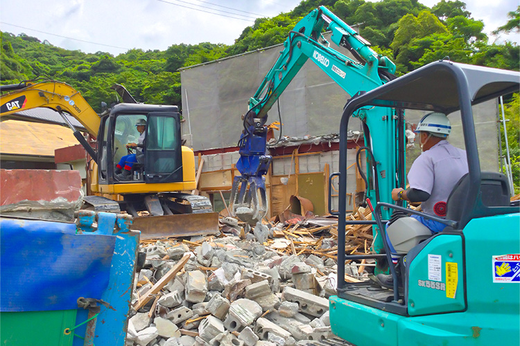 家屋解体工事 | 満留建設