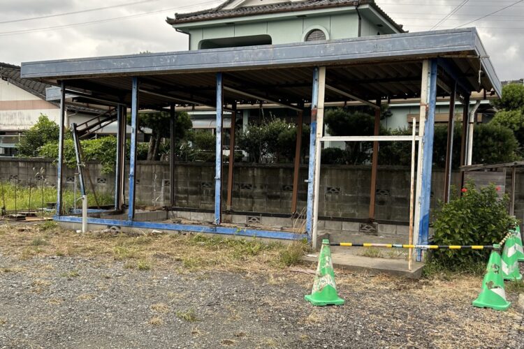 プレハブ倉庫解体工事