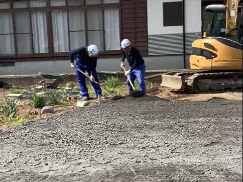 スラグ舗装工事