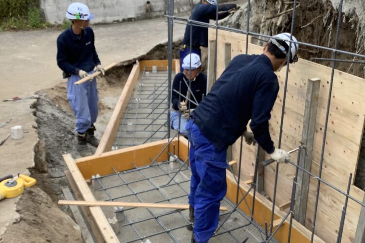 ブロック積工事