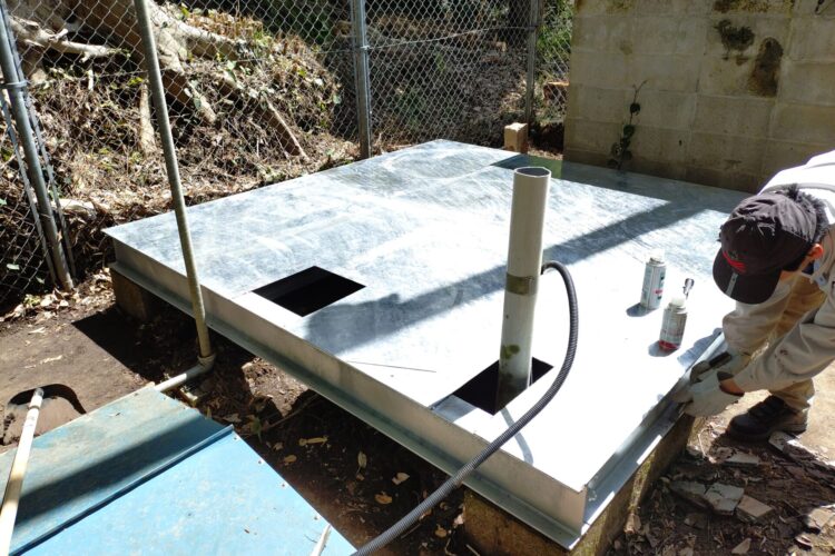 タンク架台工事