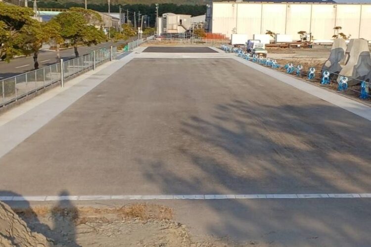 門型クレーン基礎工事