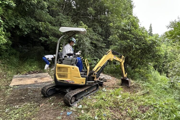 木造小屋解体工事