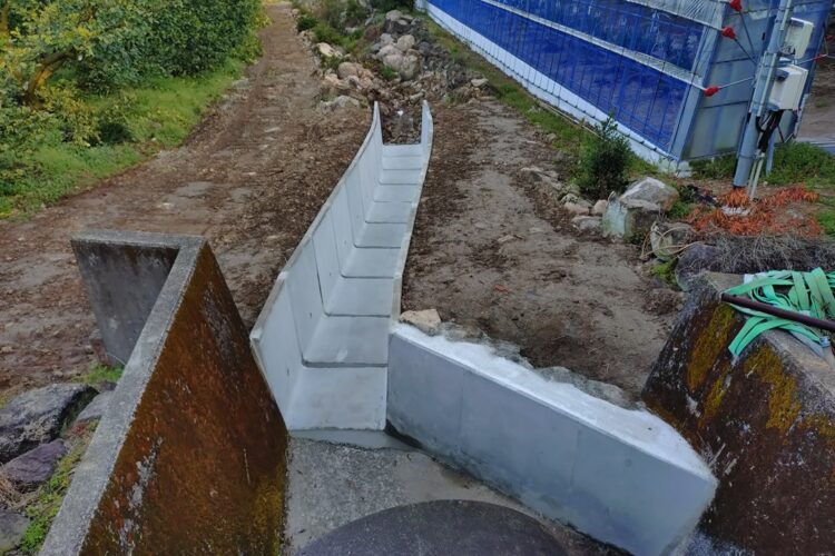 排水路改修工事